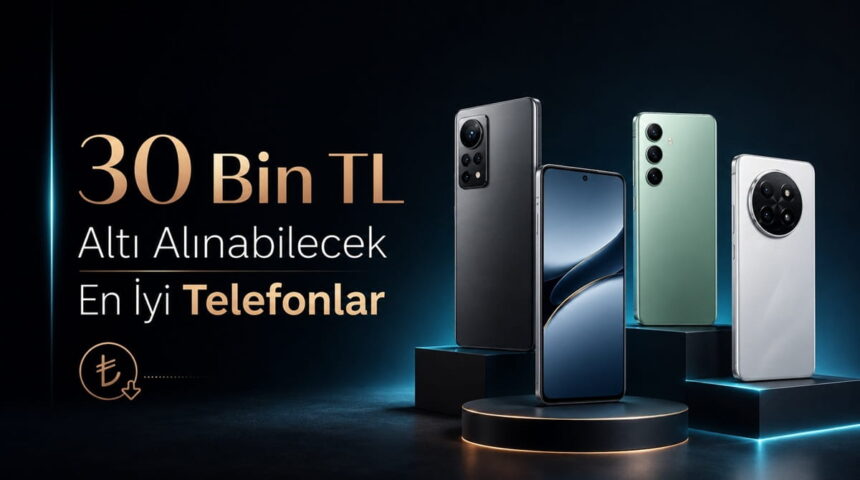 30 Bin TL Altı Alınabilecek En İyi Telefonlar listesi