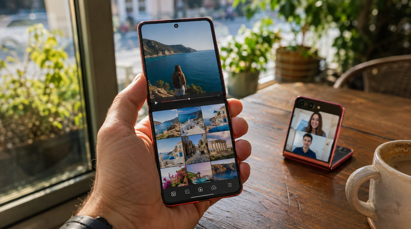 Galaxy Z Flip7 Ana Ekranı nasıl görünüyor